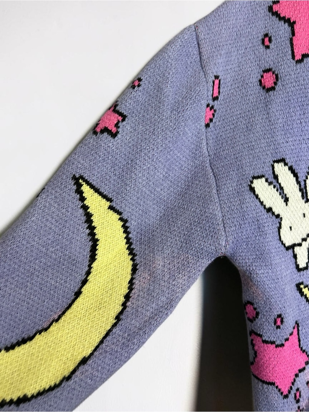 Steady Hands Sailor Moon Usagi Kawaii Fairycore Cardigan Purple S/M - Picture 6 of 10